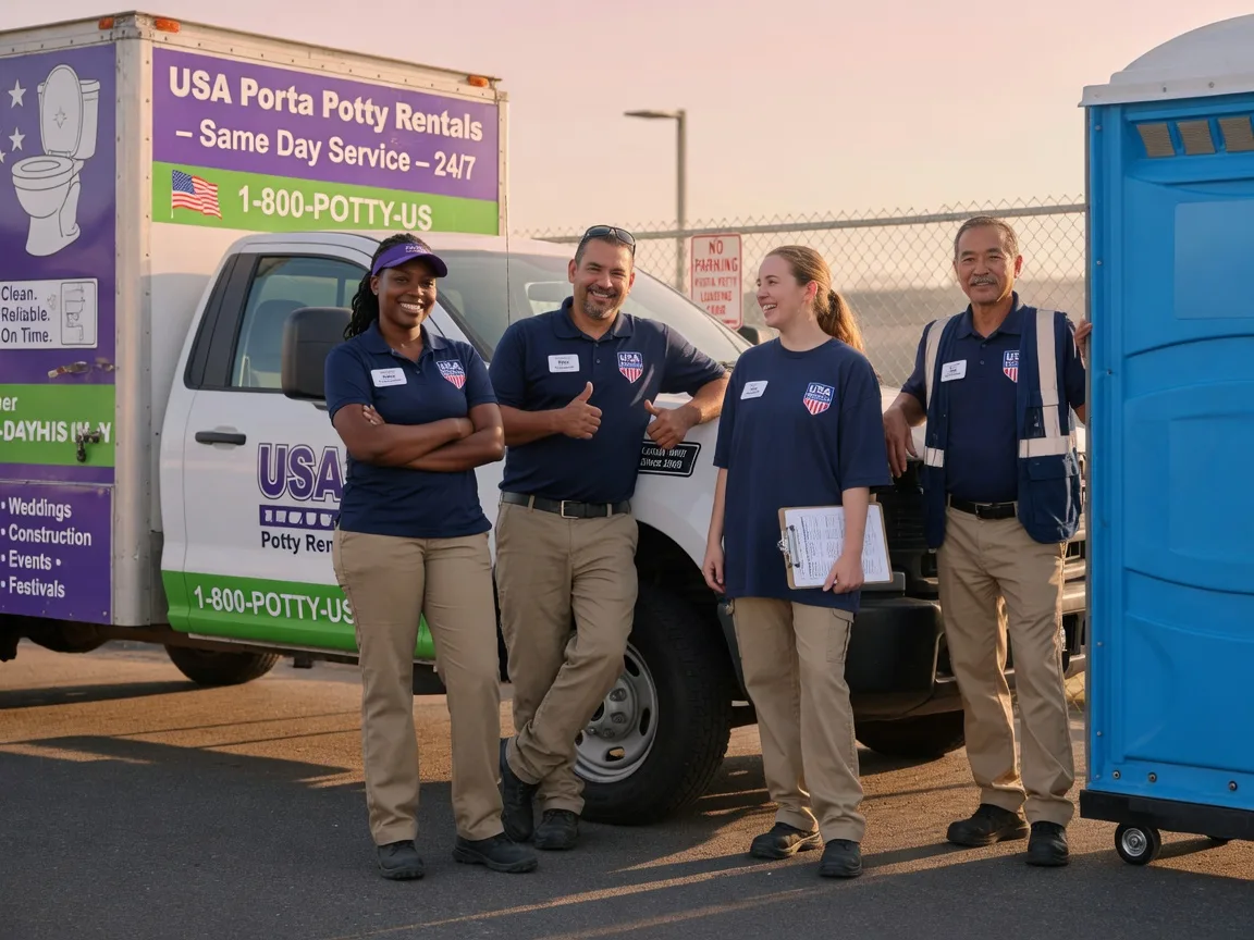 Porta Potty Rental company in Henderson, MI